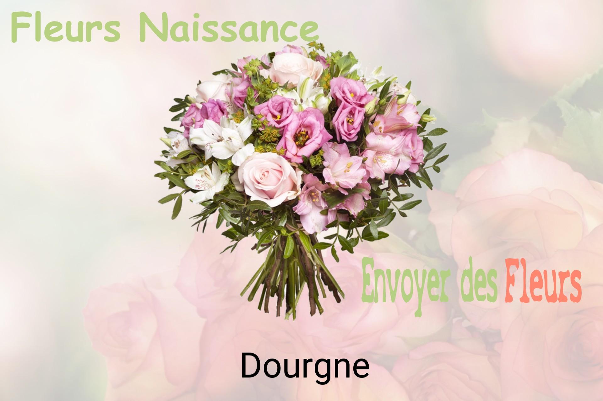 Bouquet de fleurs de naissance livré à Dourgne